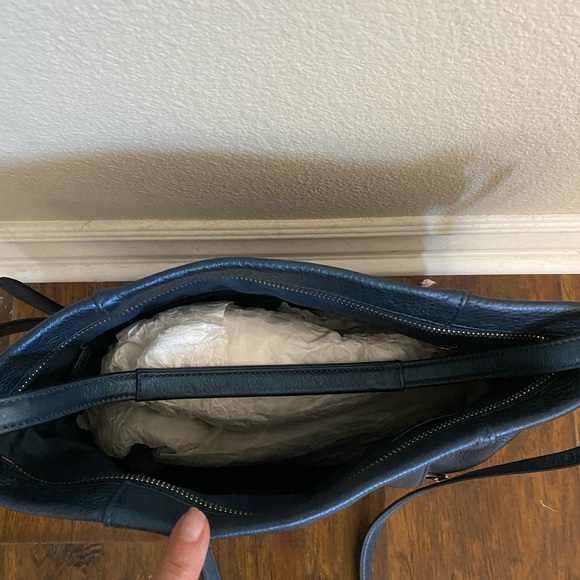 Coach Blue Leather handbag - Picture 2 of 7